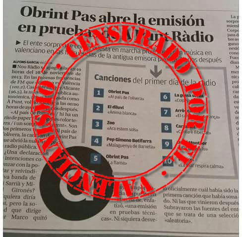 apunt radio prensa censurado